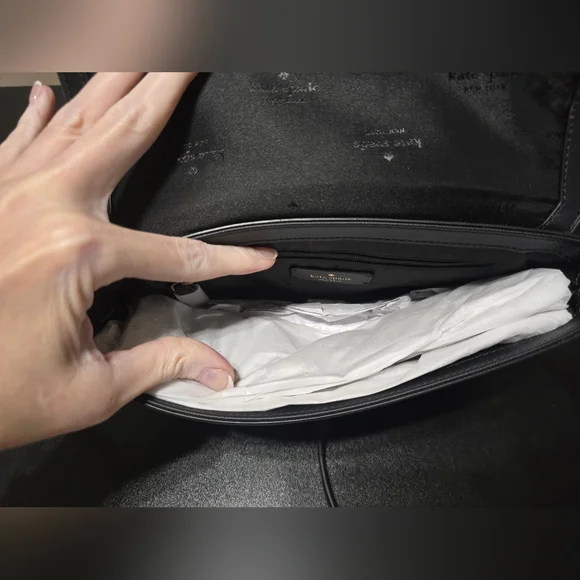 Kate Spade Black Floral Women's Bag, Brand New!! - Picture 4 of 7